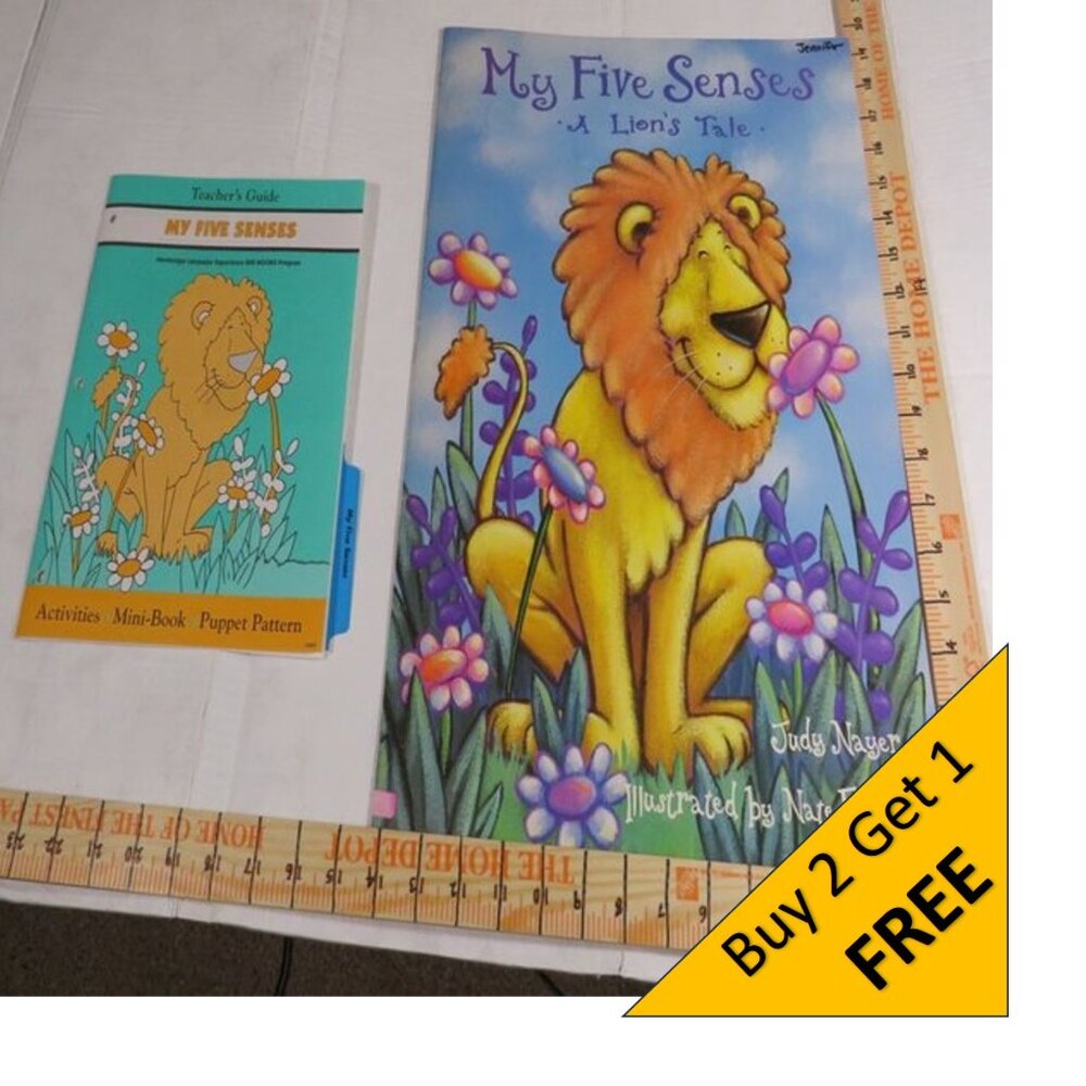 My Five Seasons A Lion’s Tale BIG BOOK (almost 2 feet tall) with teacher pages